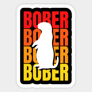 Bober | Bóbr | Polish Beaver | Meme from Poland | Slav | Slavic Sticker